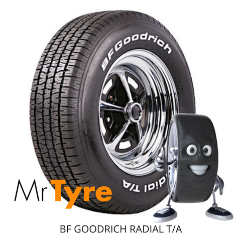 BFGoodrich 215/60R15 93S RADIAL T/A RWL - RAISED WHITE LETTERING (2605)