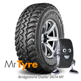 BRIDGESTONE 285/75R16 122/119Q Dueler D674 M/T OWL - MUD TERRAIN (2601)