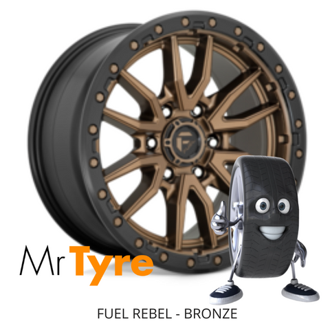 FUEL REBEL 5 - BRONZE D681 - Premium Alloy Wheel (1x)