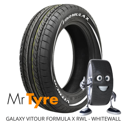 GALAXY VITOUR 175/65R15 FORMULA X 84H RWL-WSW - WHITEWALL (2607)