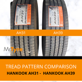 HANKOOK 385/65R22.5 24PR AH39 - STEER (2605)