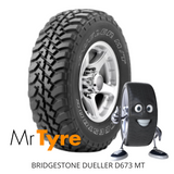 BRIDGESTONE 265/65R17 120/117P Dueler M/T D673 OWL - MUD TYRE (2604)