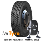 ROADONE 295/80R22.5 152/149 18PR RD35/RD535 - PREMIUM DRIVE (2512)