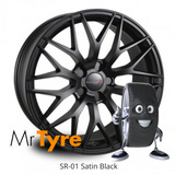 SRW SR01 Satin Black - Alloy Wheel (1x)