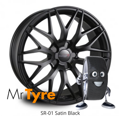 SRW SR01 Satin Black - Alloy Wheel (1x)