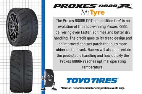 TOYO 225/40R18 92Y PROXES R888R - SEMI SLICK (2603)