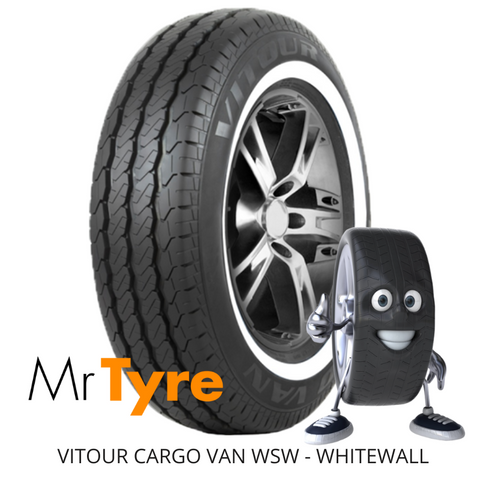 VITOUR 235/65R16C CARGO VAN 121/119R WSW (High Load)  - WHITEWALL (2608)