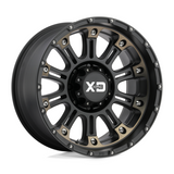 XD829 20X9 8X6.5 S-BLK MACH - Premium 4x4 Alloy Wheel (1x)