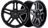 BRONX Gloss Black Milled Edge (Large Cap) - Premium 4x4 Alloy Wheel (1x)