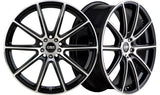 CHICANE Gloss Black Machine Face - Premium Alloy Wheel (1x)