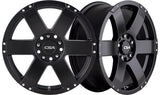 COMMANDO Satin Black (Small Cap) - Premium 4x4 Alloy Wheel (1x)