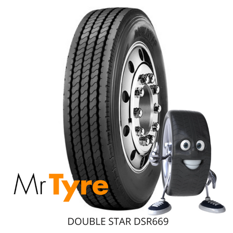 255/70R22.5 140/137L 16PR DOUBLE STAR DSR669 - STEER/TRAILER (2606)