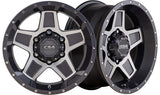 DAKAR Gunmetal Machine Face - Premium 4x4 Alloy Wheel (1x)