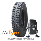 11R22.5 HAULSTAR HD202 / HD502 / HD602 143/141K 16PR  - TIPPER DRIVE