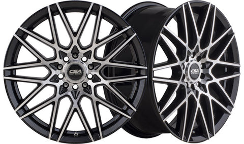 HOTWIRE Machine Face / Gloss Black - Premium Alloy Wheel (1x)