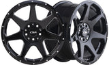 HAWK Gloss Black (Small Cap) - Premium 4x4 Alloy Wheel (1x)