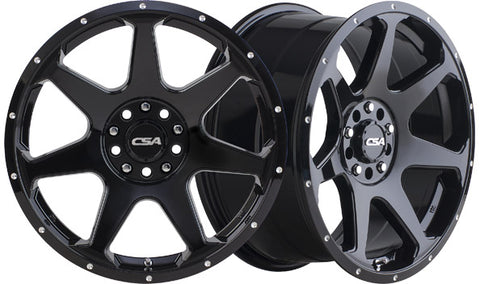 HAWK Gloss Black (Small Cap) - Premium 4x4 Alloy Wheel (1x)