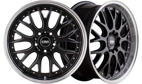 MAKO Gunmetal Black Machine Lip - Premium Alloy Wheel (1x)