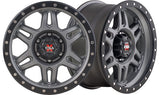 MILITANT Satin Grey Black Lip - Premium 4x4 Alloy Wheel (1x)