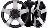 MAGNUM II Black Machine Face - Premium 4x4 Alloy Wheel (1x)