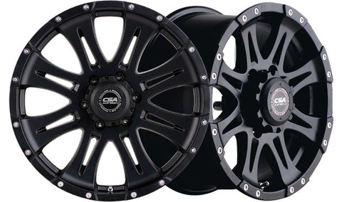 RAPTOR Satin Black (Large Cap) - Premium 4x4 Alloy Wheel (1x)