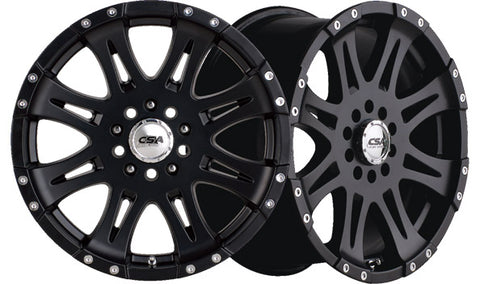 RAPTOR Satin Black (Small Cap) - Premium 4x4 Alloy Wheel (1x)