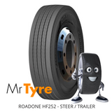 245/70R19.5 141/140M 18PR ROADONE HF252 - STEER / TRAILER (2507)
