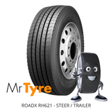 305/70R22.5 153/150K (20 PLY) ROADX RH621 - STEER / TRAILER