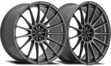 RENNFORM Matte Grey - Premium Alloy Wheel (1x)