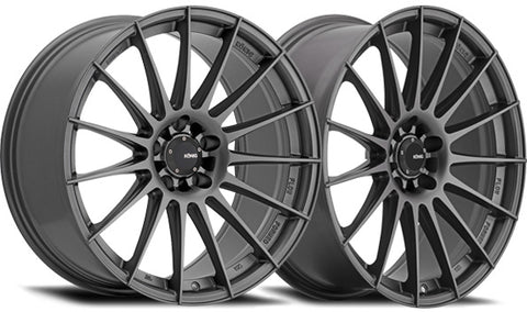 RENNFORM Matte Grey - Premium Alloy Wheel (1x)