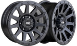 RIDGELINE Satin Black (Large Cap) - Premium 4x4 Alloy Wheel (1x)