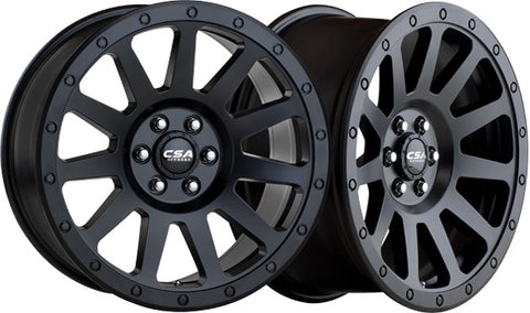 RIDGELINE Satin Black (Small Cap) - Premium 4x4 Alloy Wheel (1x)