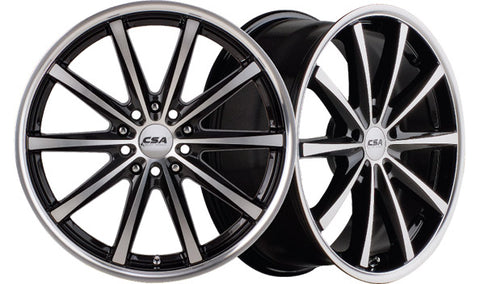 SAVANNA Gunmetal Black Machine Face - Premium Alloy Wheel (1x)