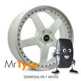 22x8.5 SIMMONS FR-1 White 5/120 P40