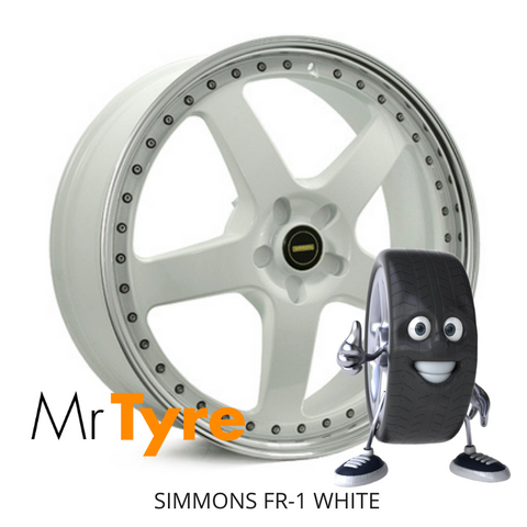 22x8.5 SIMMONS FR-1 White 5/120 P40