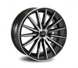 SRW HEAT L560 Black Machine Face - Alloy Wheel (1x)