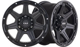 SCORPION Satin Black Machine Rivet - Premium 4x4 Alloy Wheel (1x)