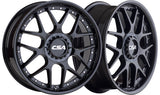 VERTIGO Gloss Black (Grey Cap) - Premium Alloy Wheel (1x)
