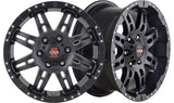 WARFARE Satin Black - Premium 4x4 Alloy Wheel (1x)
