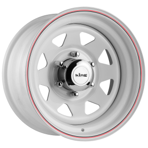 TERRA STEEL WHEEL - WHITE Triangle (1x Wheel) 13'-18'