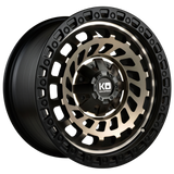 KING ZOMBIE SATIN BLACK MACHINED BRONZE TINT