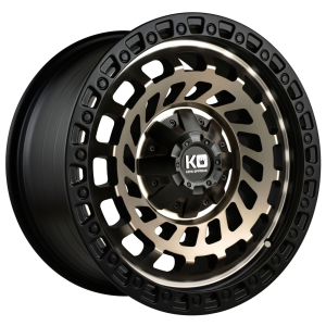 KING ZOMBIE SATIN BLACK MACHINED BRONZE TINT